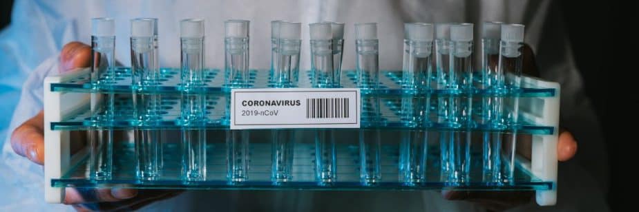 frascos biomedicina pandemia do coronavírus