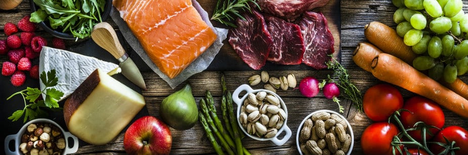 alimentos representando nutrição funcional