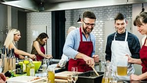 estudantes de gastronomia