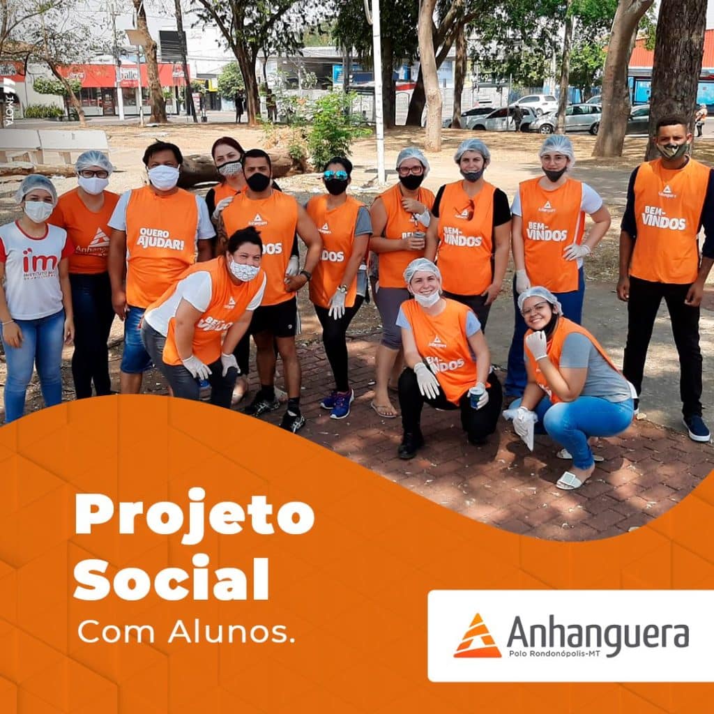 projeto social da Anhanguera em Rondonópolis