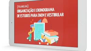 Mockup - Cronograma de Estudos para o ENEM e Vestibulares