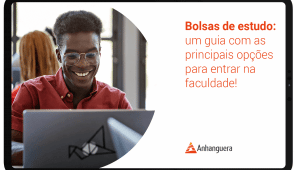 mockup do guia de Bolsas de estudo